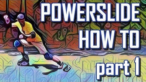 INLINE SKATING POWERSLIDE TUTORIAL. PART 1. Forwards powerslide [2018]