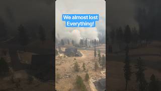 That was a close one! #wildfire #home #gone