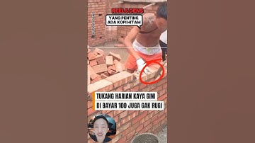 Tukang Harian Dibayar 100 ☝❗❗#shorts #videoshort #viralvideo