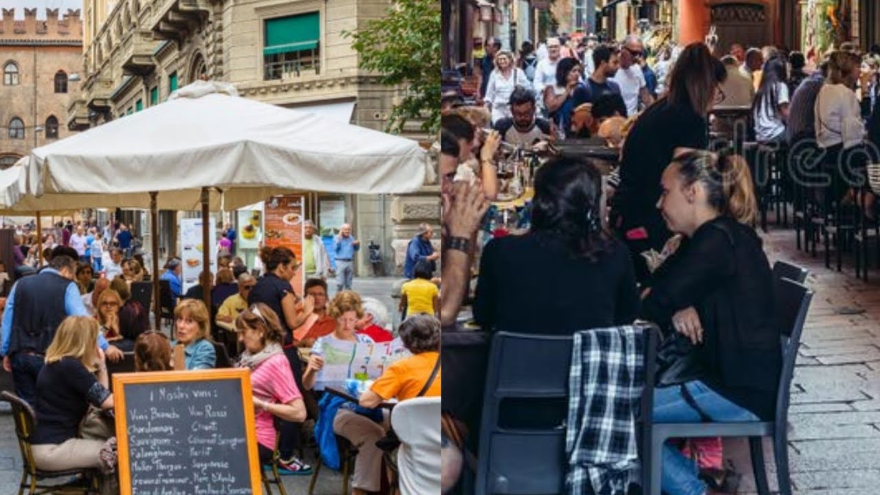 Walking Tour Bologna Italy| Full Walking Tour Video City Centre Bologna