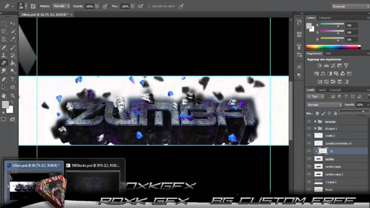 Roxk - speed art # 25 -  ZumbaHD