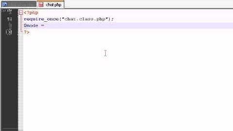 AJAX Chat Tutorial - 13 - Chat Main Engine