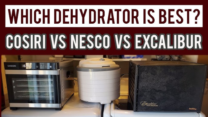 Which is better? Comparing the new 10-tray Cosori Dehydrator with the 6-Tray  