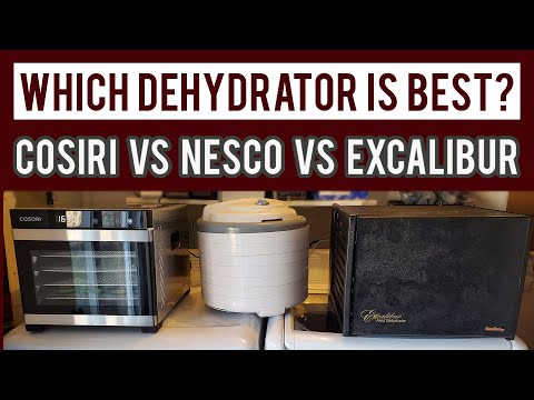 Which Food Dehydrator is Best? Excalibur, Cosori, or Nesco?