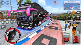 Bus Black Pink Tunggal Jaya 24 Cortas Melintas Melewati Bocil Telolet