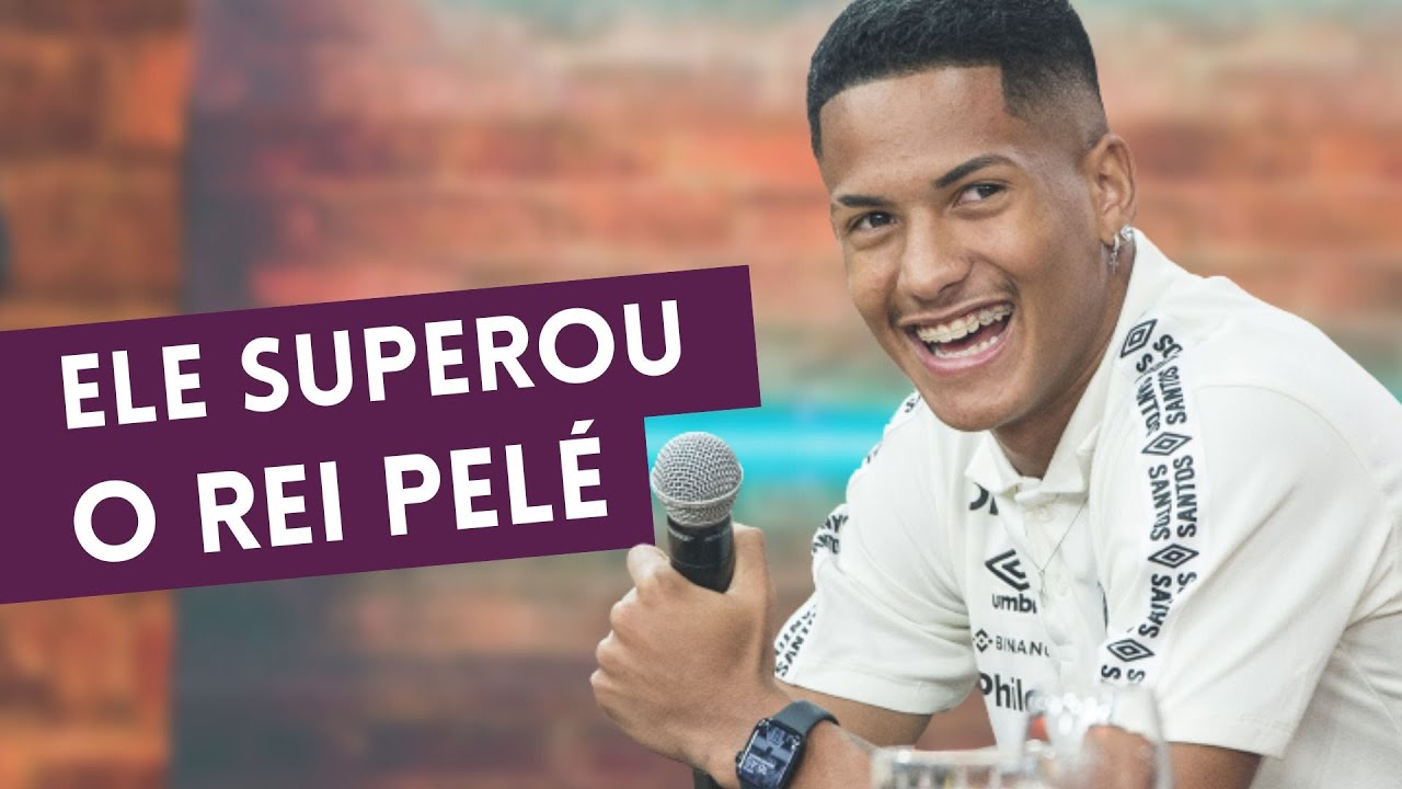 Ângelo Gabriel bateu recorde de Pelé no Santos: "Não esperava"