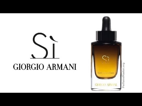 si huile de parfum giorgio armani