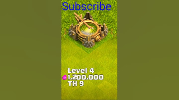 Level 1 to MAX (th14) Spell Factory with Cost and th level | COC #shorts