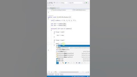 Find Minimum and Maximum Elements in an Array | Top C# Coding Interview Question #codinginterview