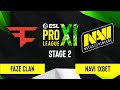 CS:GO - FaZe Clan vs. NAVI 1XBET [Mirage] Map 1 - ESL Pro League Season 11 - Stage 2