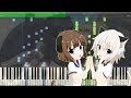 Slide Ride | スライドライド - Death March kara Hajimaru Isekai Kyousoukyoku OP [Piano Tutorial +MIDI&amp;Sheet]
