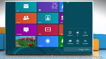 How to change a Microsoft® Account to a Local Account in Windows® 8 PC