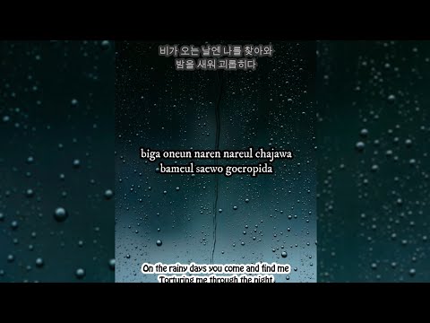Heize (헤이즈) On Rainy Days (비가 오는 날엔 2021) Blue Birthday OST (블루버스데이 OST) HAN|ROM|ENG Vertical Lyrics