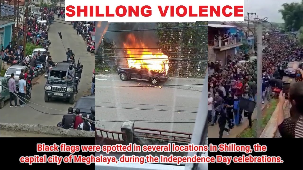 Shillong Violence | A clash erupted between protesters and police on Independence Day