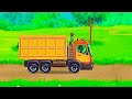 Cars For Kids Police Car Ambulance Tractor Trucks Helicopter Мультики Про Машинки Для Детей Игрушки