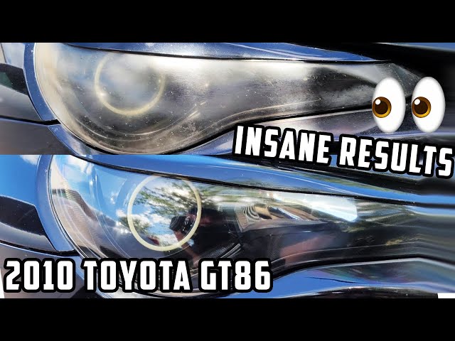 HEADLIGHT RESTORATION - How to restore faded headlights 