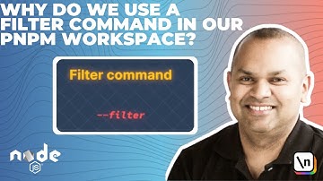 Why Do We Use a Filter Command in Our Pnpm Workspace with Lead Engineer, Sean Amarasinghe