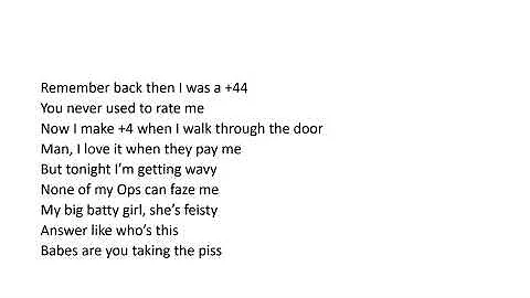 Lotto Boyzz -  +44 ft Dappy - (lyrics)