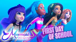 First Day Of School! Mermaids On Land - Mermaid High Episode 1 Animated Series - Cartoons for Kids