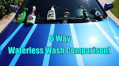Waterless Wash Comparison! Meguiar's, Turtle Wax, Griot's Garage, Adam's. 