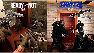 Red Library Map: 2021 vs 2015 - Ready Or Not VS SWAT 4