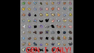 Completing classic mode with only gen 1, Then Endless shiny hunting! -Pokerogue -No Commentary