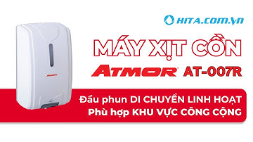 Máy xịt cồn ATMOR AT-007R cảm ứng siêu nhạy, vỏ ABS chống bẩn & tiết kiệm cồn tối ưu | Nội thất HITA