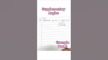 Supplementary Angle✨Part2 |Maths|CBSE|ICSE|SSC|IB|CISCE|NIOS|ISC|IGCSE| #trending#shortvideo #shorts