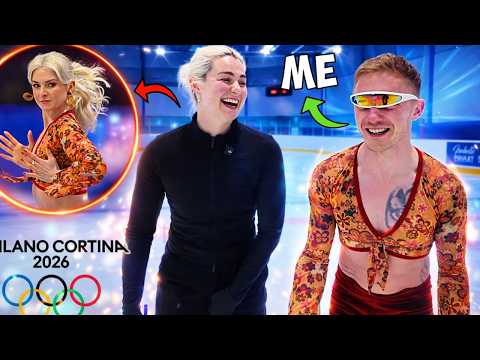 I tried advanced Figure Skating with Olympians {ft Olivia Smart}