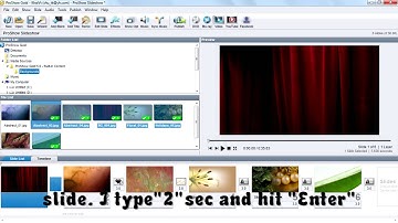 How To Create a Slideshow in Pro Show Gold.