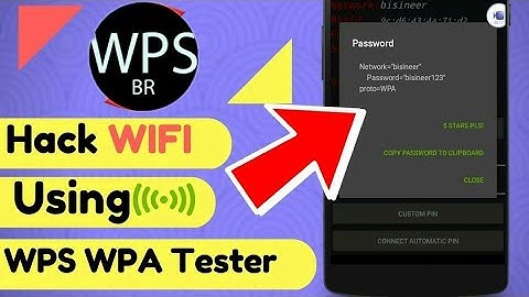 Wow hack wifi with wps wpa tester ...with proof no root needed...