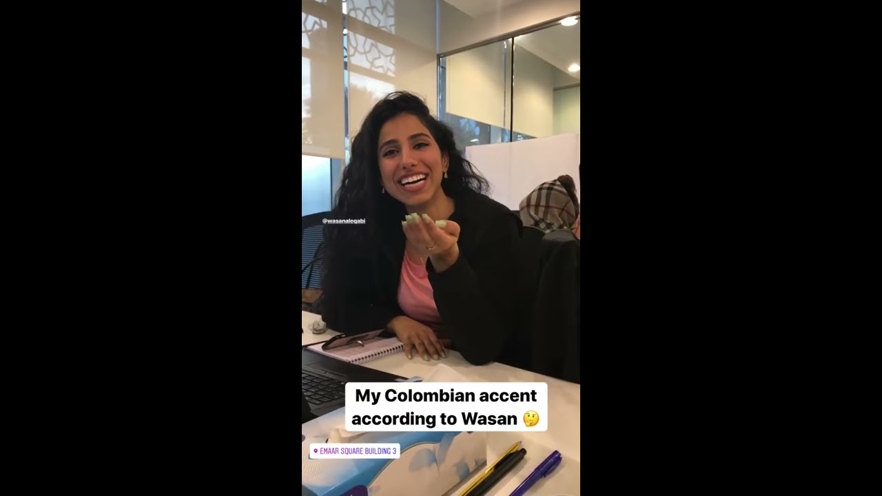 My Colombian Spanish Accent When Speaking English According To My Iraqi My Colombian Spanish Accent When Speaking English According To My Iraqi