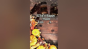 Customizable Thanksgiving Dinner Video Invitation,  Personalized Friendsgiving party Video Invite