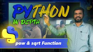 sqrt and pow Function in Python || Python for Beginner in Hindi