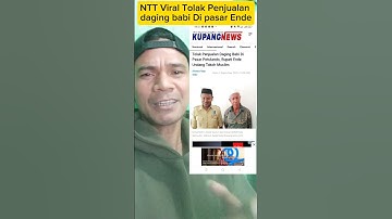 NTT VIRAL, PENOLAKAN PENJUALAN DAGING BABI DI PASAR ENDE, INI ALASANNYA #islamkristen