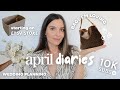 April diaries handbag wishlist youtube journey so far starting an etsy store  life update qa