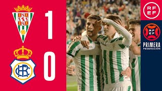 Resumen #PrimeraFederación | Córdoba CF 1-0 RC Recreativo de Huelva | Jornada 10, Grupo 2