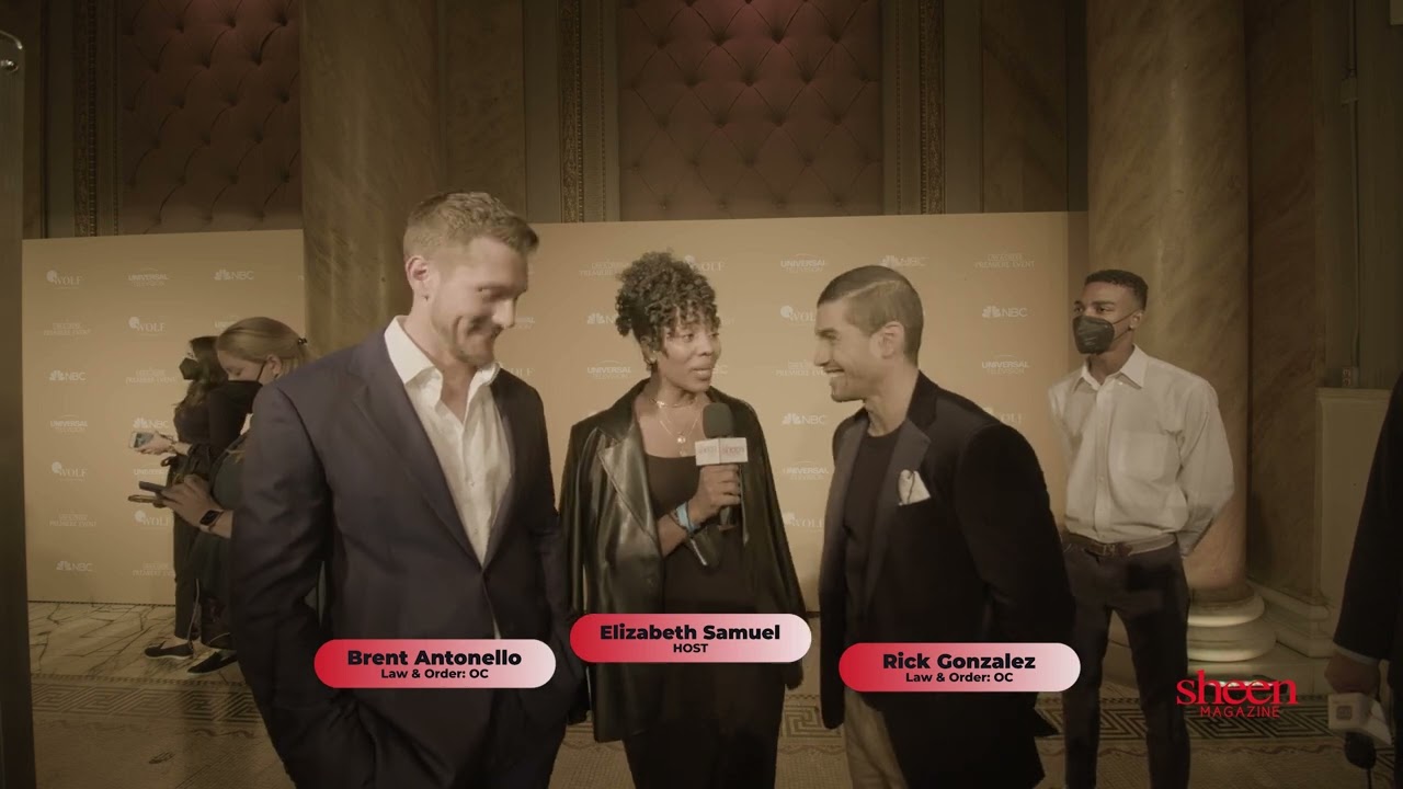SHEEN Exclusive: Brent Antonello and Rick Gonzalez - Law & Order Premiere