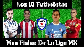 Top10 FUTBOLISTAS con MAS ANOS en UN SOLO EQUIPO de la LIGA MX