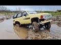 TOYOTA 4RUNNER 1985 ... Лезем в грязь и топим по крышу. Тест RC4WD TF2 4X4