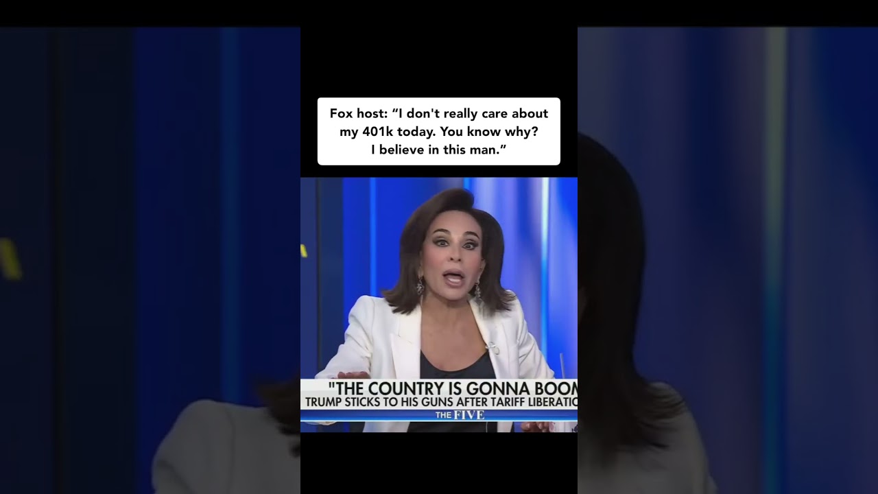 Fox host goes FULL North Korea lady amid market crash