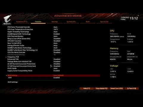 13900K Overclock Settings  fixed voltage - Benchmark Cinebench r15  and r23 Z690 GIGABYTE