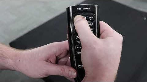 Invigorate Adjustable Base  How to Reset Pre set Positions  TV