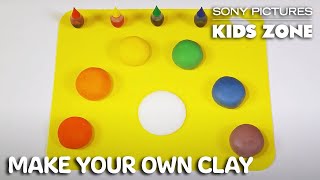 SMURFS: THE LOST VILLAGE: Smurf Scout Camp: Make Your Own Clay | Sony Pictures Kids Zone #WithMe