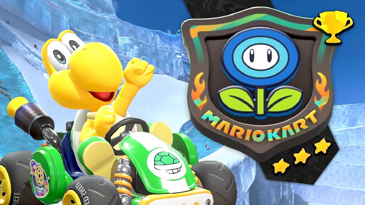 Mario Kart World - Knockout Tour: Ice Rally (150cc / 3 Star Rank)