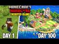 I Survived 100 Days on an Island in Hardcore Minecraft 