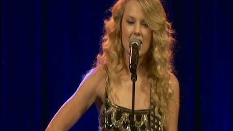 Taylor Swift "Fearless" - Live at Taylor Guitars