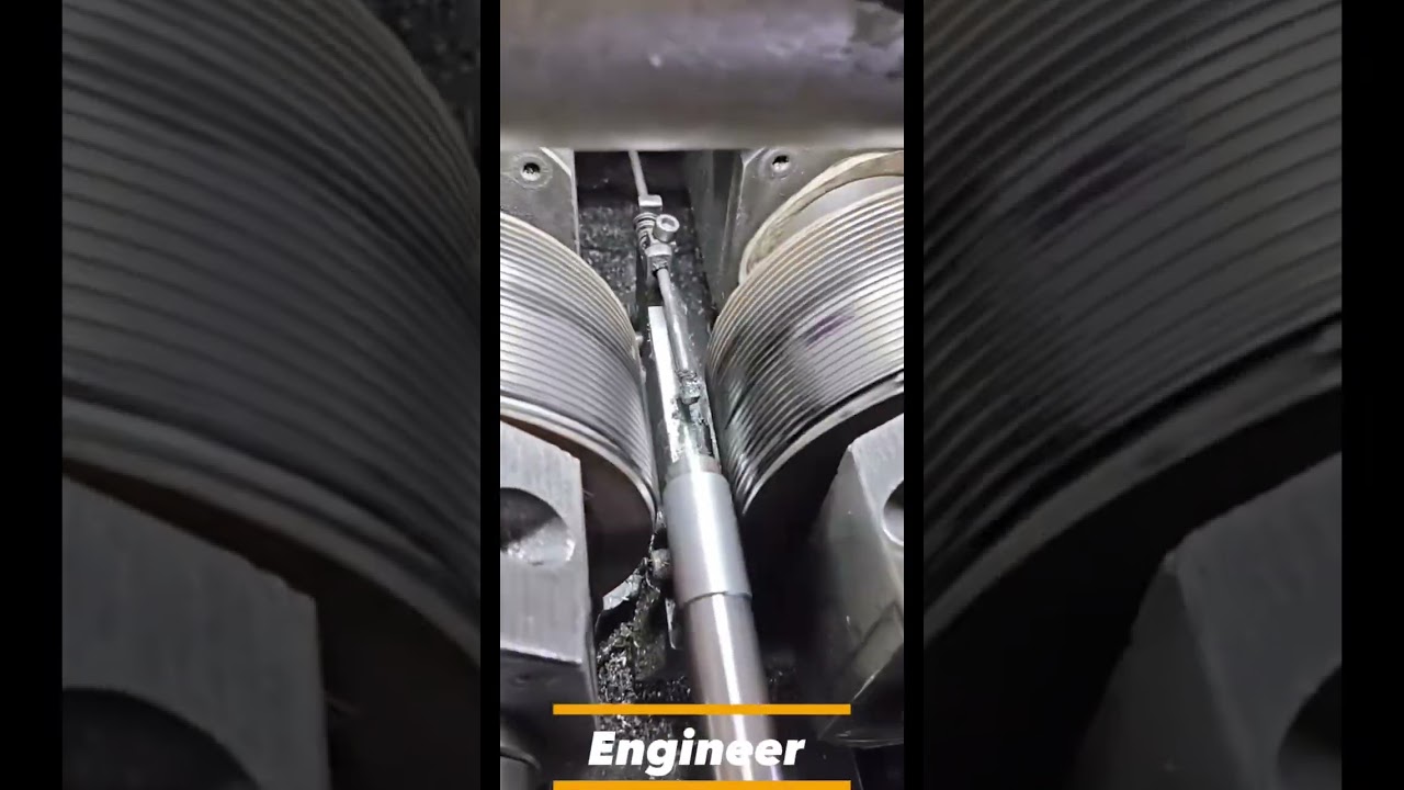 Mastering Precision How to Perfectly Thread a Metal Shaft in Dual Rollers