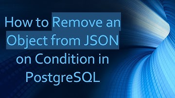 How to Remove an Object from JSON on Condition in PostgreSQL
