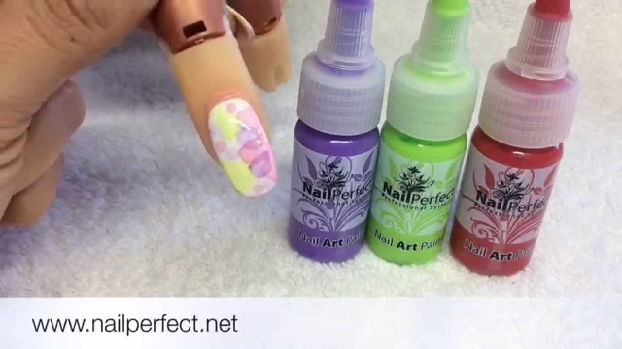 Review! Nail Perfect Nail Art One Stroke paints | Watercolour Nail Art